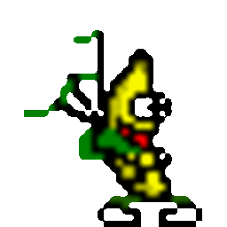 Bagpipes Banana — cartoon emoji for Slack & Discord (Discord)