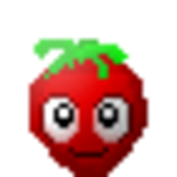 Strawberry Face 2 — strawberry emoji for Slack & Discord (Discord)