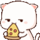 Kitty Pizza — cartoon emoji for Slack & Discord