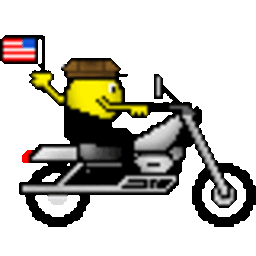 Motorcycle 3 — cartoon emoji for Slack & Discord (Discord)