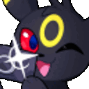 Umbreon Camera — cartoon emoji for Slack & Discord