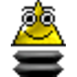 Triangle Jump — cartoon emoji for Slack & Discord (Discord)