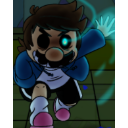 Mario X Sans Fan Art — cartoon emoji for Slack & Discord