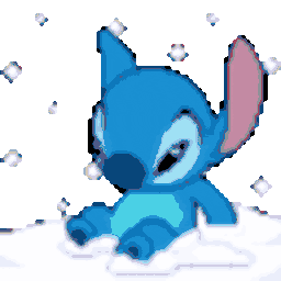 Stitch Snow — cartoon emoji for Slack & Discord (Discord)