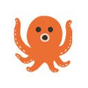 Blob Octopus — cartoon emoji for Slack & Discord