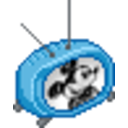 Retro Tv Mickeymouse — cartoon emoji for Slack & Discord