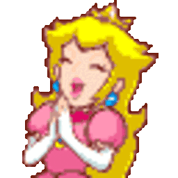 Princesspeach Applause — princess emoji for Slack & Discord (Discord)