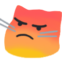 Meow Angery2 — cartoon emoji for Slack & Discord