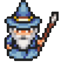 Mage Walking — cartoon emoji for Slack & Discord