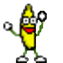 Banana Wave2 — cartoon emoji for Slack & Discord (Discord)
