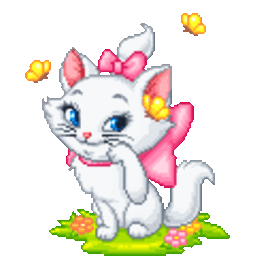 Aristocat Marie 3 — cartoon emoji for Slack & Discord (Discord)