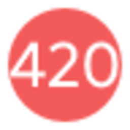 Number 420 Circle — number emoji for Slack & Discord (Discord)