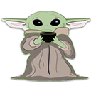 Baby Yoda Soup 2 — cartoon emoji for Slack & Discord