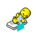 Changing Baby — cartoon emoji for Slack & Discord