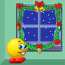 Christmas Window — cute emoji for Slack & Discord