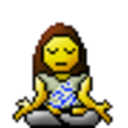 Levitation — cartoon emoji for Slack & Discord