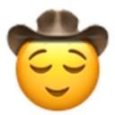 Relieved Cowboy — emoji emoji for Slack & Discord