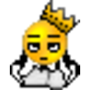 Crown 2 — cartoon emoji for Slack & Discord