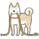Shiba Walk — cartoon emoji for Slack & Discord