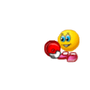 Bowling 2 — cartoon emoji for Slack & Discord