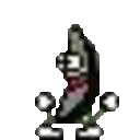 Bananadance Gray — cartoon emoji for Slack & Discord