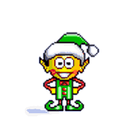 Elf With Gifts — cute emoji for Slack & Discord (Discord)