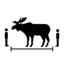 Social Distancing Moose — animal emoji for Slack & Discord