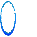 Portal Blue Parrot — blue emoji for Slack & Discord