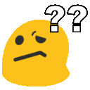 Blob Wait What — confused emoji for Slack & Discord