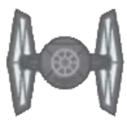 Tie Fighter — sci-fi emoji for Slack & Discord (Discord)