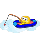 Raft Fishing — cartoon emoji for Slack & Discord