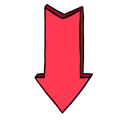 Arrow Down — symbol emoji for Slack & Discord
