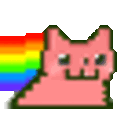 Nyan Parrot 2 — cat emoji for Slack & Discord