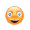 Not Funny — happy emoji for Slack & Discord