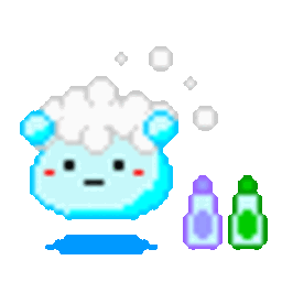 Wash Hair — cartoon emoji for Slack & Discord (Discord)