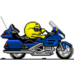 Motorcycle 2 — cartoon emoji for Slack & Discord (Discord)