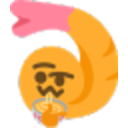 Noodle Shrimp — cartoon emoji for Slack & Discord (Discord)