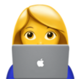 Female Bl Technologist — cartoon emoji for Slack & Discord (Discord)
