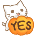 Kitty Halloween Yes — cat emoji for Slack & Discord