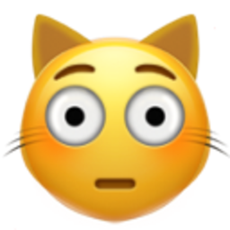 Flushed Cat — cat emoji for Slack & Discord (Discord)