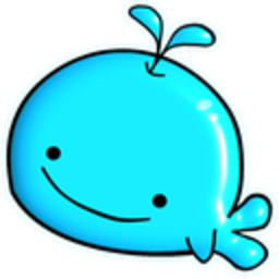 Omo Whale — cartoon emoji for Slack & Discord (Discord)