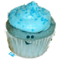 Blue Cupcake 2 — cute emoji for Slack & Discord