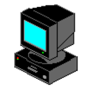 Black Computer — technology emoji for Slack & Discord