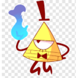 Bill Cipher — cartoon emoji for Slack & Discord (Discord)