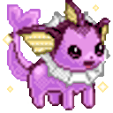 Vaporeon Shiny — cartoon emoji for Slack & Discord