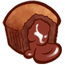 Fondant Au Chocolat — dessert emoji for Slack & Discord