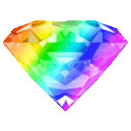 Rainbow Diamond 3 — rainbow emoji for Slack & Discord (Discord)