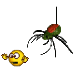 Scary Spider — cartoon emoji for Slack & Discord (Discord)