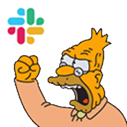 Old Man Yells At Slack 2 — cartoon emoji for Slack & Discord (Discord)