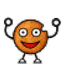 Excited Cookie — cookie emoji for Slack & Discord